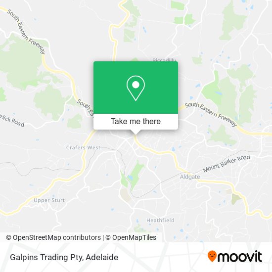 Galpins Trading Pty map