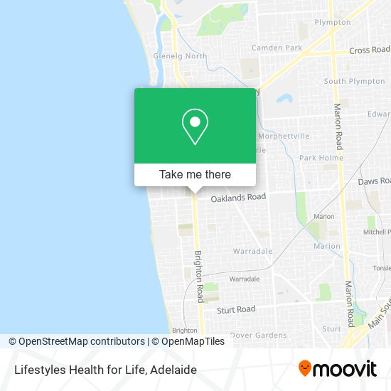 Lifestyles Health for Life map