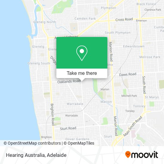 Mapa Hearing Australia