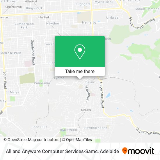 All and Anyware Computer Services-Samc map