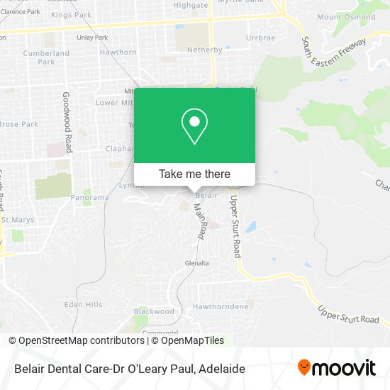 Belair Dental Care-Dr O'Leary Paul map