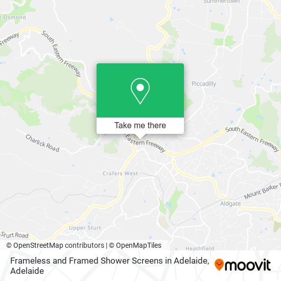 Mapa Frameless and Framed Shower Screens in Adelaide