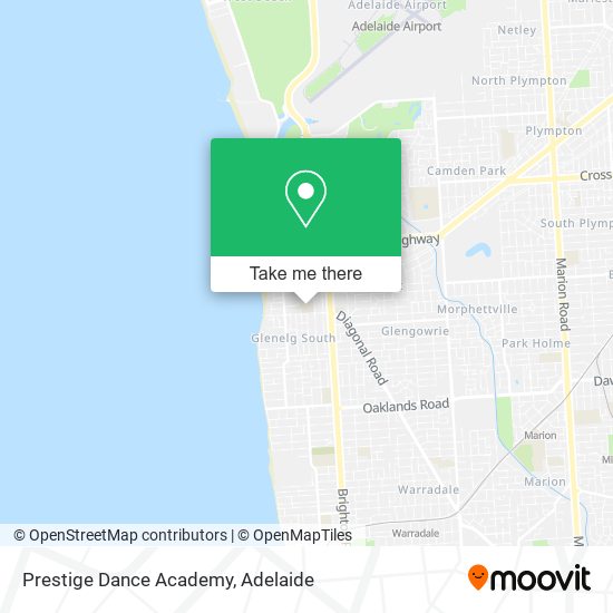 Mapa Prestige Dance Academy