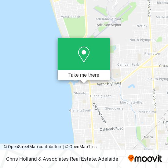 Mapa Chris Holland & Associates Real Estate
