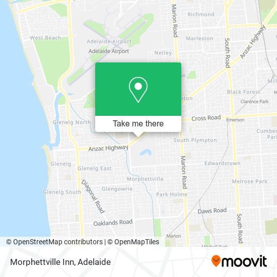 Morphettville Inn map