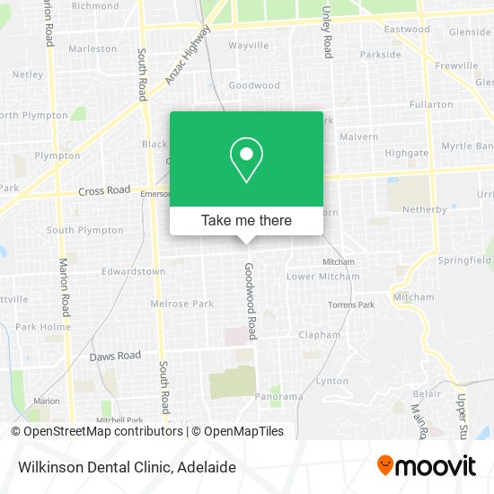 Mapa Wilkinson Dental Clinic