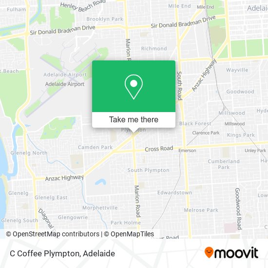 C Coffee Plympton map