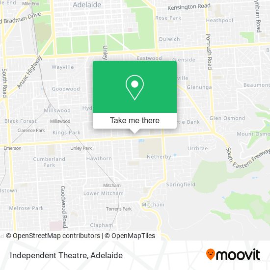 Independent Theatre map