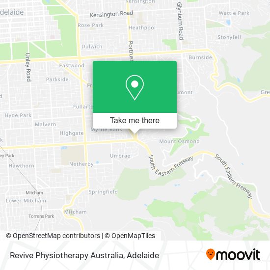 Mapa Revive Physiotherapy Australia