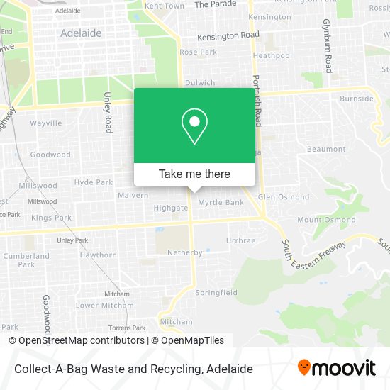 Mapa Collect-A-Bag Waste and Recycling