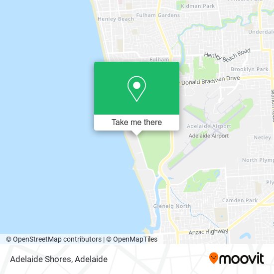 Adelaide Shores map