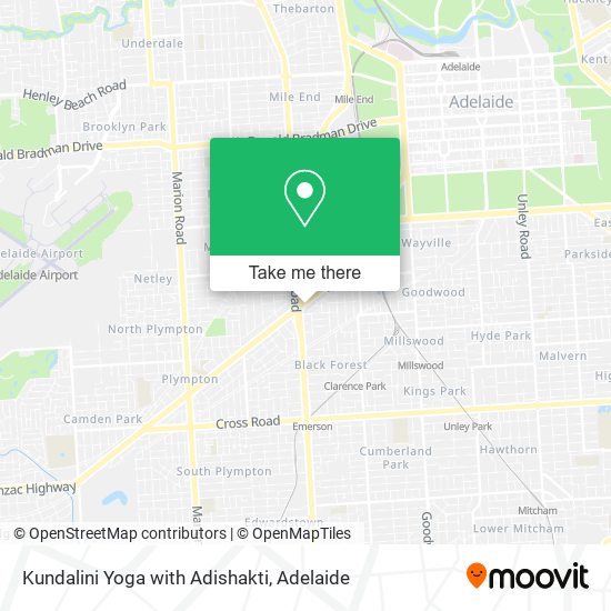 Kundalini Yoga with Adishakti map