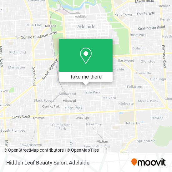 Hidden Leaf Beauty Salon map