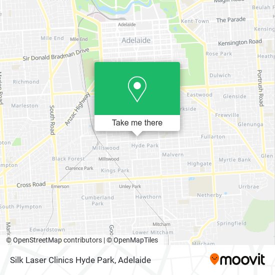 Silk Laser Clinics Hyde Park map