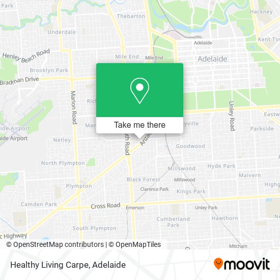 Healthy Living Carpe map