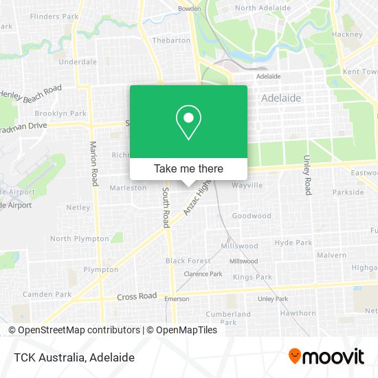 TCK Australia map