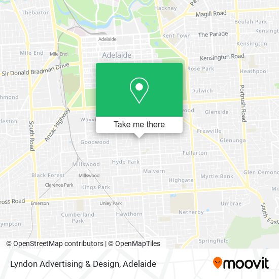 Lyndon Advertising & Design map