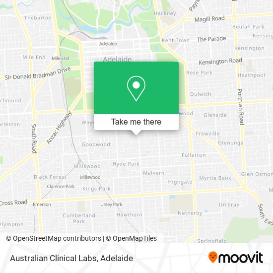 Mapa Australian Clinical Labs