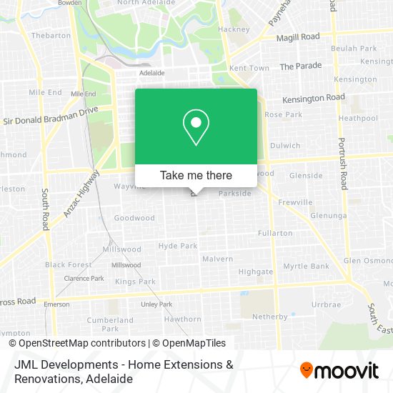 JML Developments - Home Extensions & Renovations map