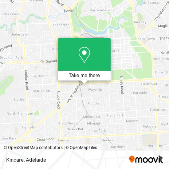 Kincare map