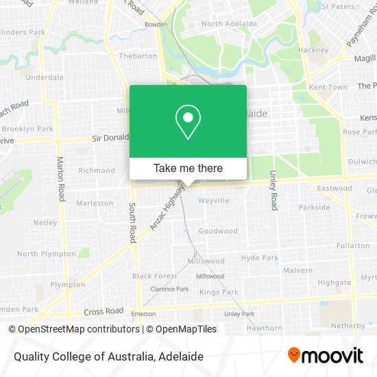 Mapa Quality College of Australia