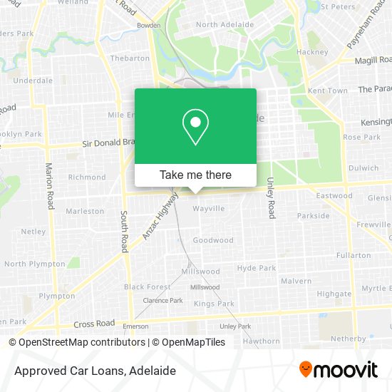 Approved Car Loans map