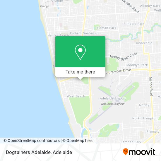 Dogtainers Adelaide map