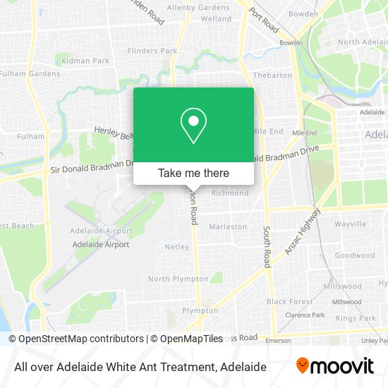 Mapa All over Adelaide White Ant Treatment