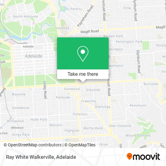 Mapa Ray White Walkerville