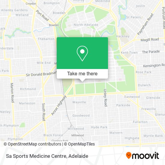 Sa Sports Medicine Centre map