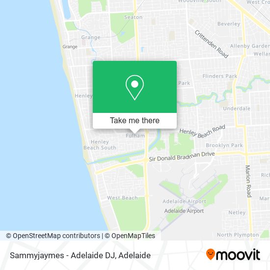 Mapa Sammyjaymes - Adelaide DJ
