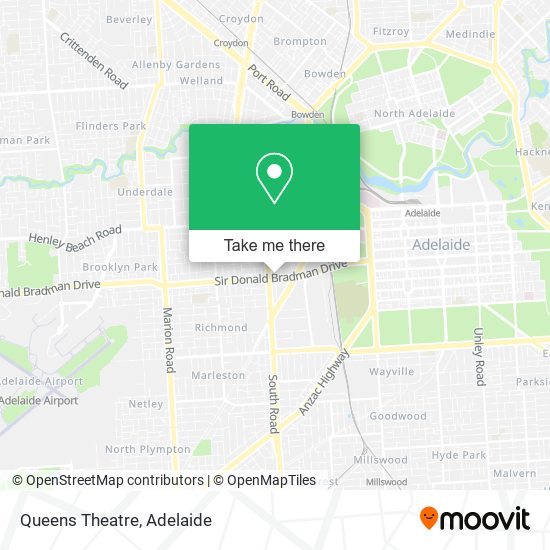 Queens Theatre map