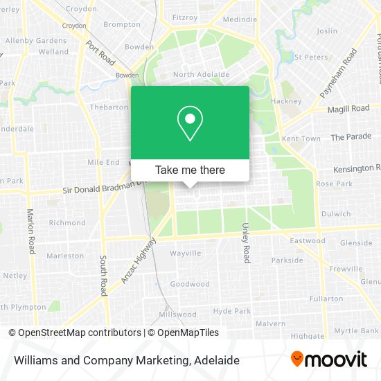 Williams and Company Marketing map