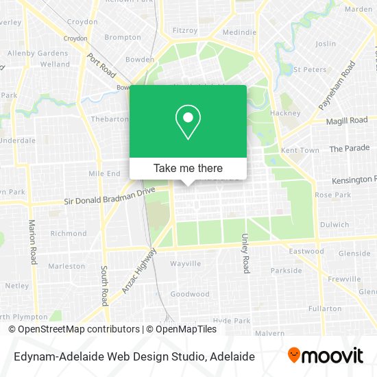 Edynam-Adelaide Web Design Studio map