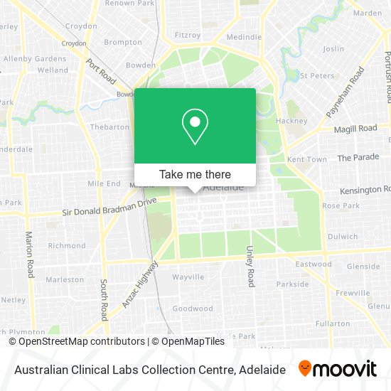 Australian Clinical Labs Collection Centre map