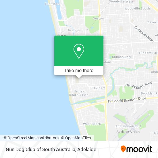 Gun Dog Club of South Australia map