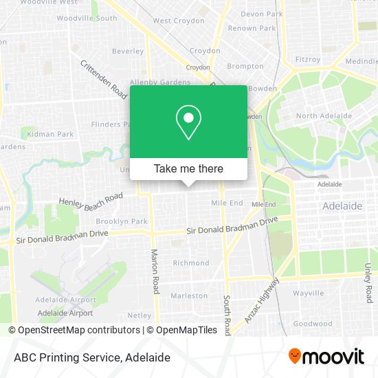 ABC Printing Service map