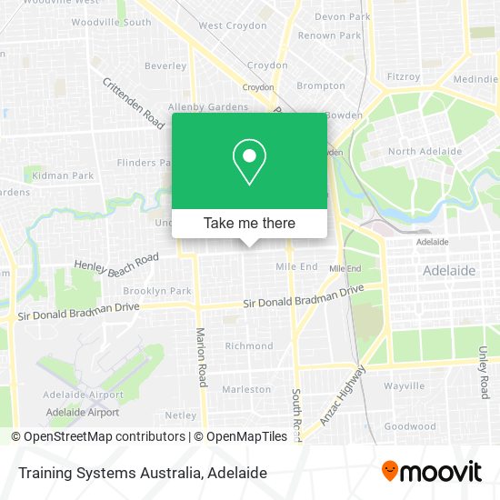 Training Systems Australia map