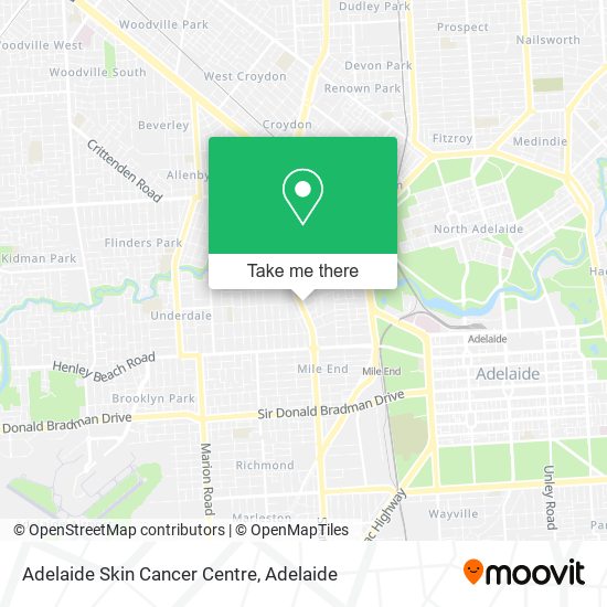 Mapa Adelaide Skin Cancer Centre
