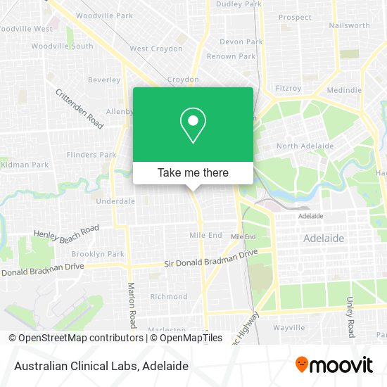 Mapa Australian Clinical Labs