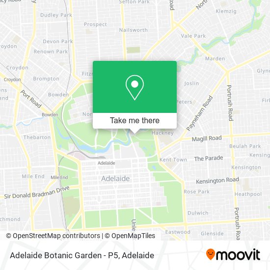 Adelaide Botanic Garden - P5 map