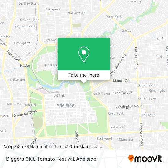 Diggers Club Tomato Festival map