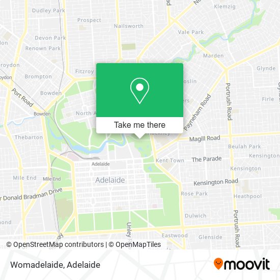 Womadelaide map
