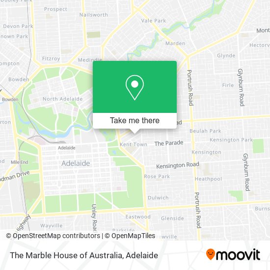 The Marble House of Australia map