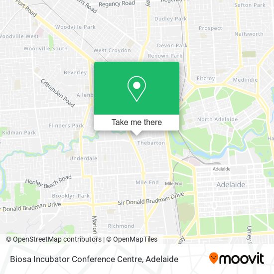 Biosa Incubator Conference Centre map