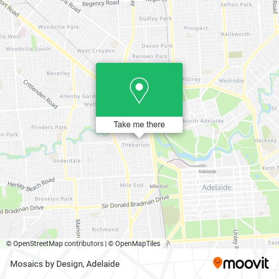 Mosaics by Design map