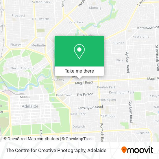 The Centre for Creative Photography map