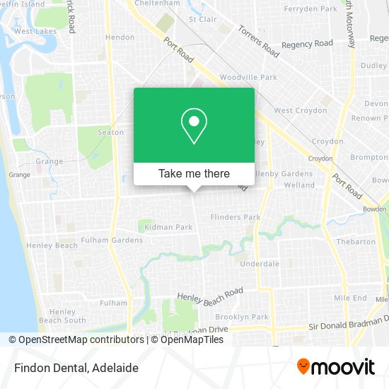 Mapa Findon Dental