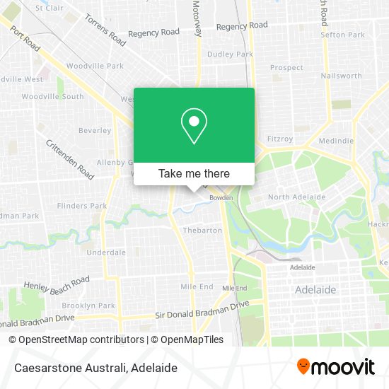 Mapa Caesarstone Australi