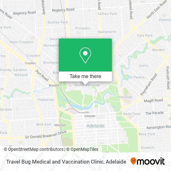 Travel Bug Medical and Vaccination Clinic map